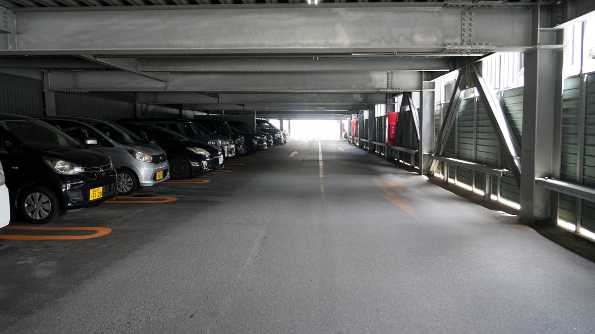 NPC24H石城町パーキングの駐車エリア